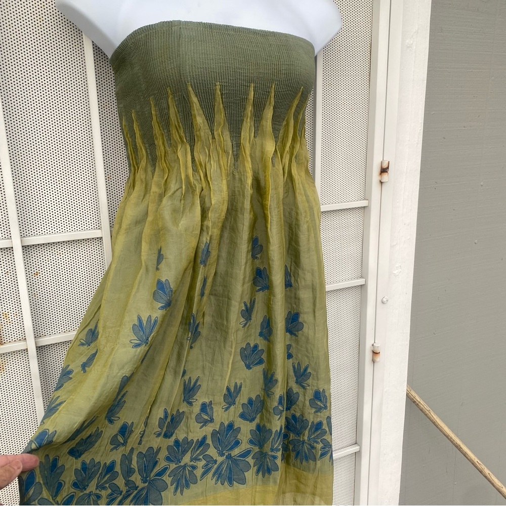 Lapis women’s ‘One size’ pull on tube dress green floral